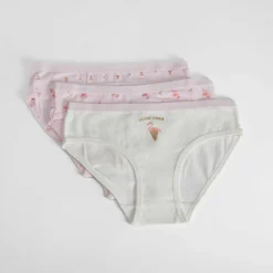 Pack de 3x braguitas flamencos niña