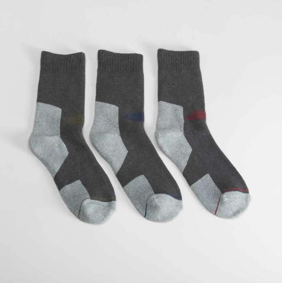 Pack 3x calcetines de montaña hombre