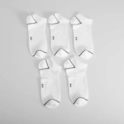 Pack 5x calcetines sport blancos de hombre