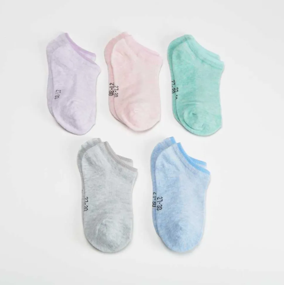 Pack x5 calcetines tobilleros pasteles MKL