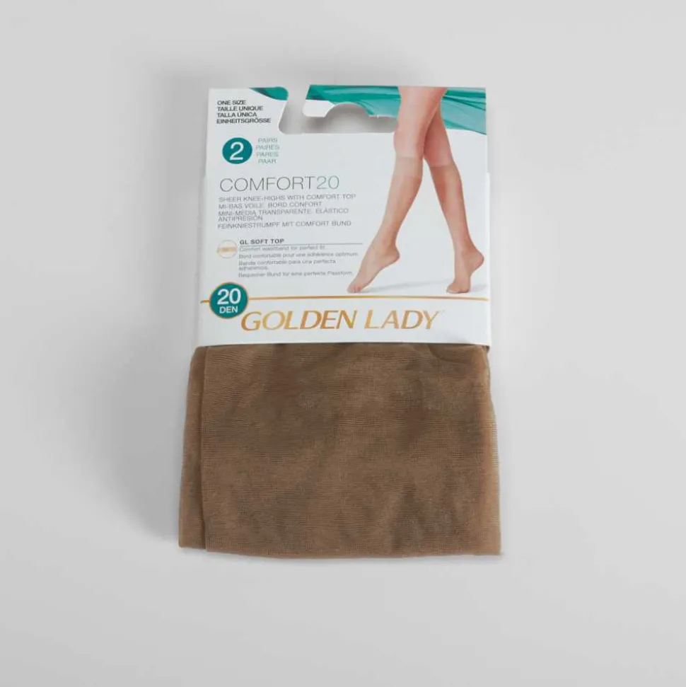 Pack 2x mini medías 20D anti presión GOLDEN LADY