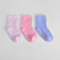 Pack x3 pares calcetines antideslizante corazón