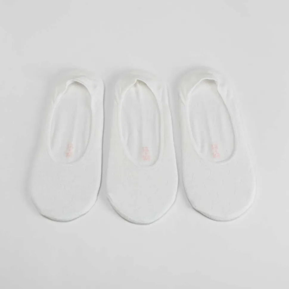 Pack 3x pikis blancos deportivos mujer
