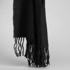 Pashmina básica negro mujer