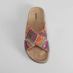 Sandalia bio abalorios multicolor SENDA ROAD