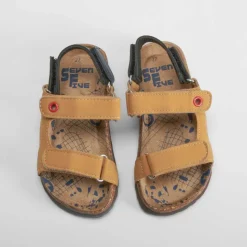 Sandalia bio amarillo mostaza SEVEN FIVE