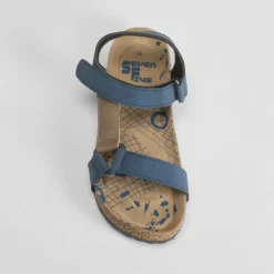 Sandalia bio azul SEVEN FIVE