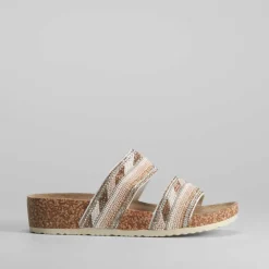 Sandalia bio brillos destalonada COMFEET