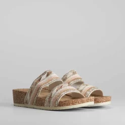 Sandalia bio brillos destalonada COMFEET