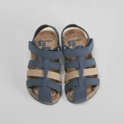 Sandalia bio cerrada azul SEVEN FIVE