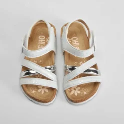Sandalia bio con tiras blanca OH GIRL