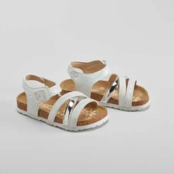 Sandalia bio con tiras blanca OH GIRL