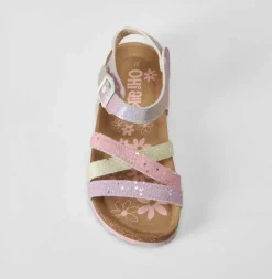 Sandalia bio con tiras multicolor OH GIRL