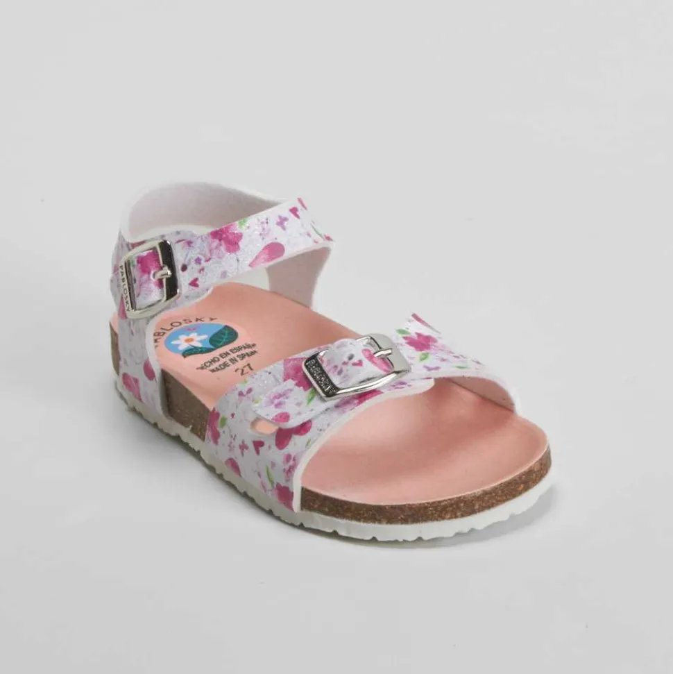 Sandalia bio corazones juvenil multicolor PABLOSKY