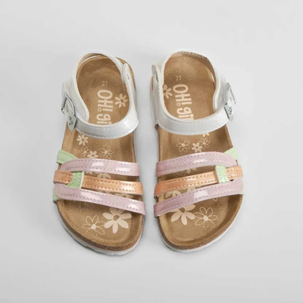 Sandalia bio de tiras multicolor OH GIRL
