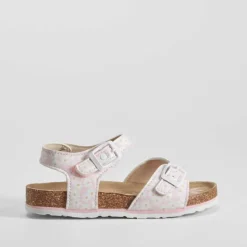 Sandalia bio flores rosa OH GIRL