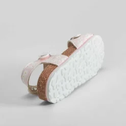 Sandalia bio flores rosa OH GIRL