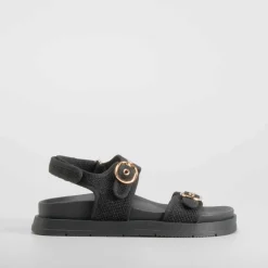 Sandalia bio negra NYC