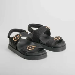 Sandalia bio negra NYC