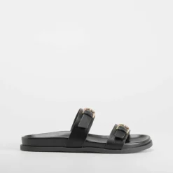 Sandalia bio negra PICCOLA PIU