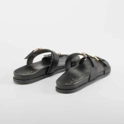 Sandalia bio negra PICCOLA PIU