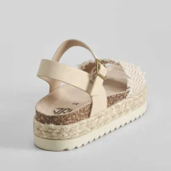 Sandalia bio pulsera beige NYC
