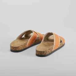 Sandalia bio tiras cruzadas naranja SENDA ROAD