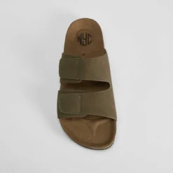 Sandalia bio velcros kaki NYC