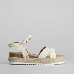 Sandalia con plataforma de yute OH GIRL