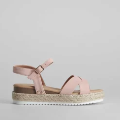 Sandalia con plataforma de yute OH GIRL