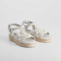 Sandalia croché plata XTI