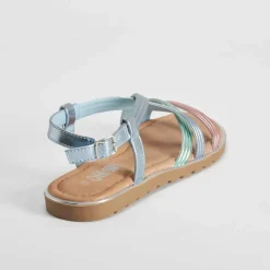 Sandalia de tiras azul OH GIRL