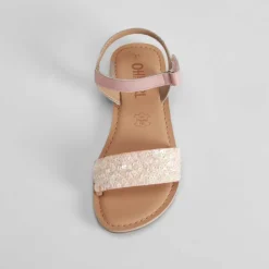 Sandalia de tiras piel rosa OH GIRL