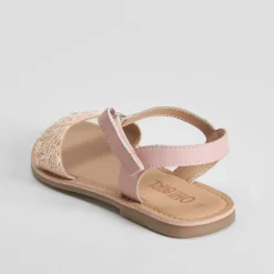 Sandalia de tiras piel rosa OH GIRL