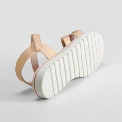 Sandalia de tiras velcro rosa OH GIRL