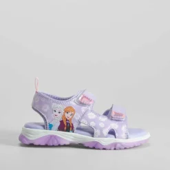 Sandalia deportiva con luces morada FROZEN