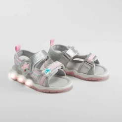 Sandalia deportiva de luces gris OH GIRL