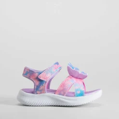 Sandalia deportiva mariposa rosa y lila SKECHERS