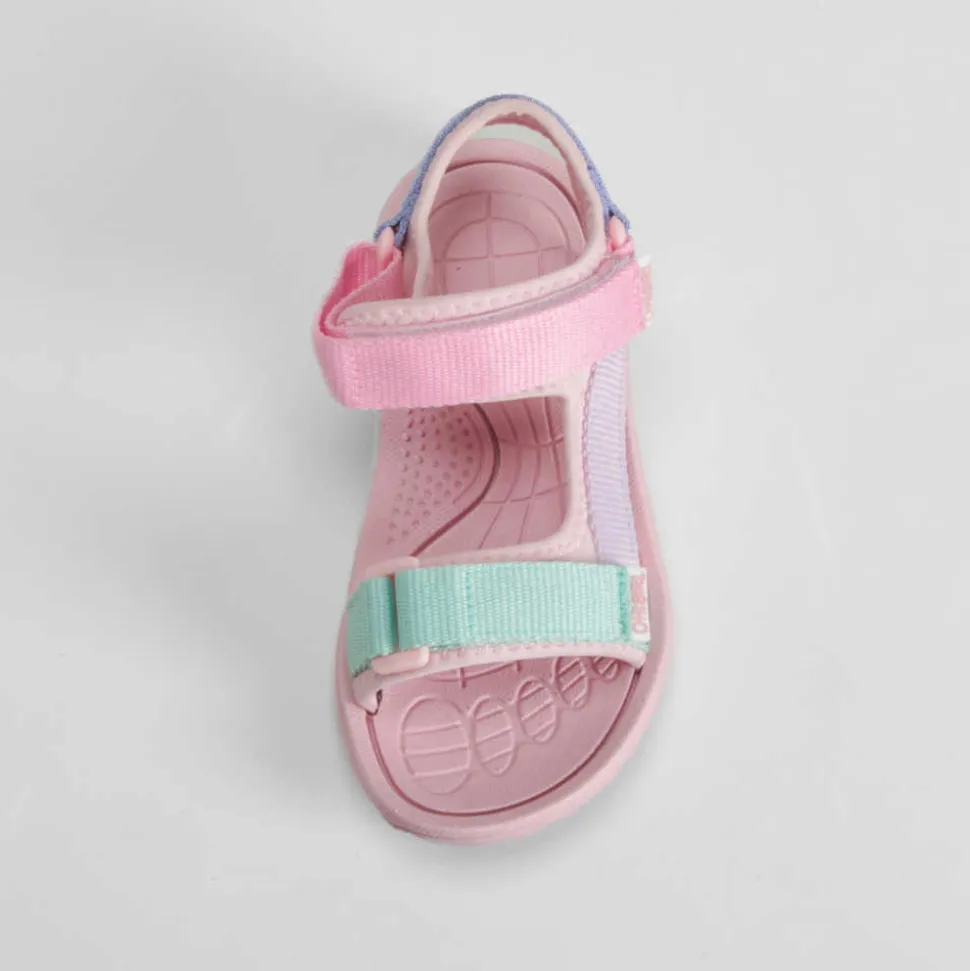 Sandalia deportiva rosa multicolor OH GIRL