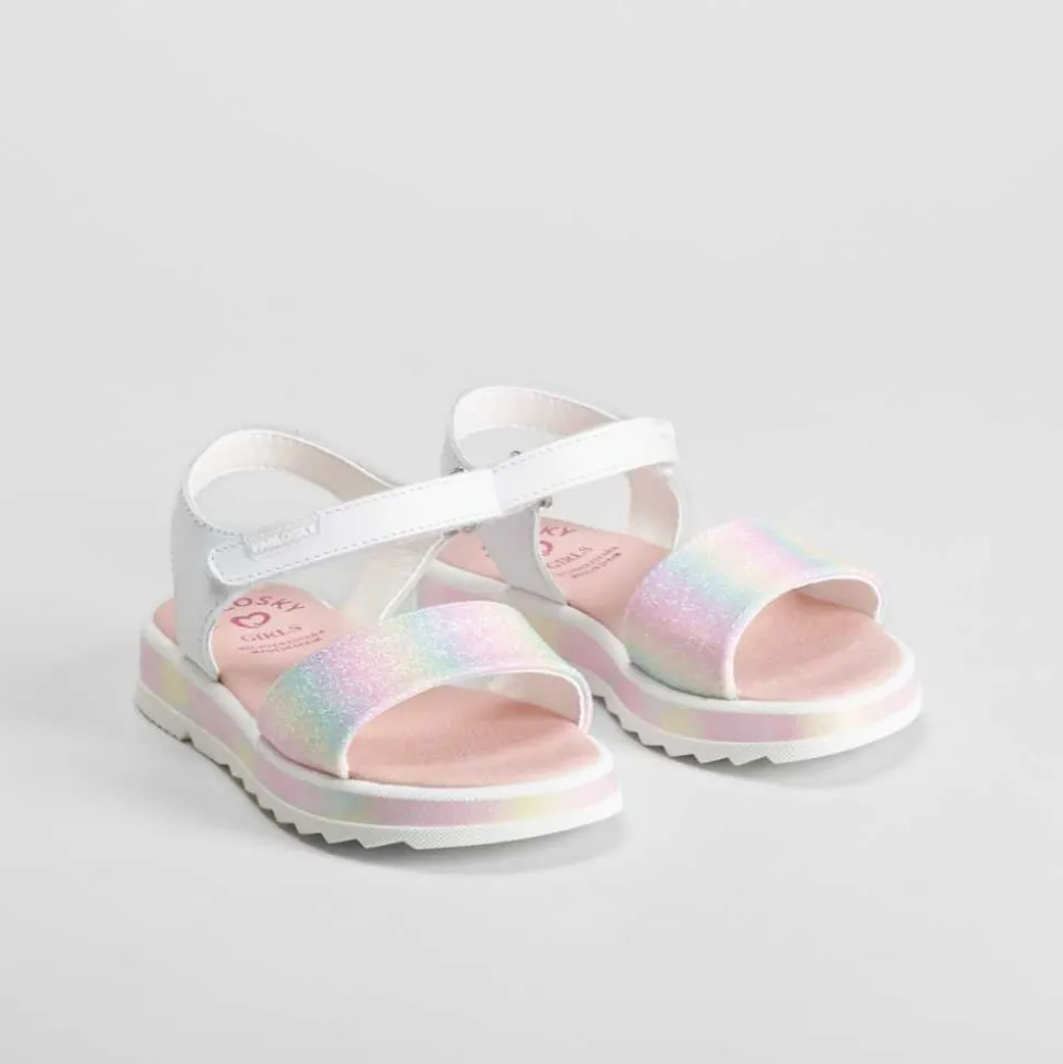 Sandalia multicolor glitter PABLOSKY