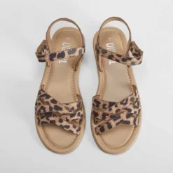 Sandalia plana leopardo OH GIRL