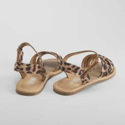 Sandalia plana leopardo OH GIRL
