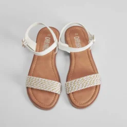 Sandalia strass blanca OH GIRL