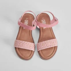 Sandalia strass rosa OH GIRL
