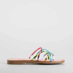 Sandalia tiras de piel multicolor PABLOSKY