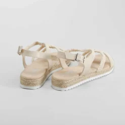 Sandalia yute crochet beige OH GIRL