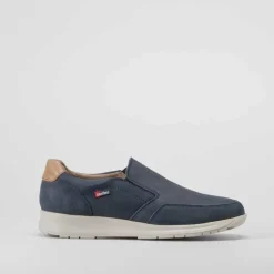 Slip on nobuck azul COMFEET