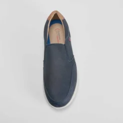 Slip on nobuck azul COMFEET