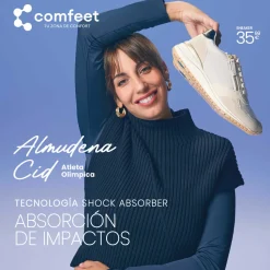 Sneaker con cremallera arena COMFEET