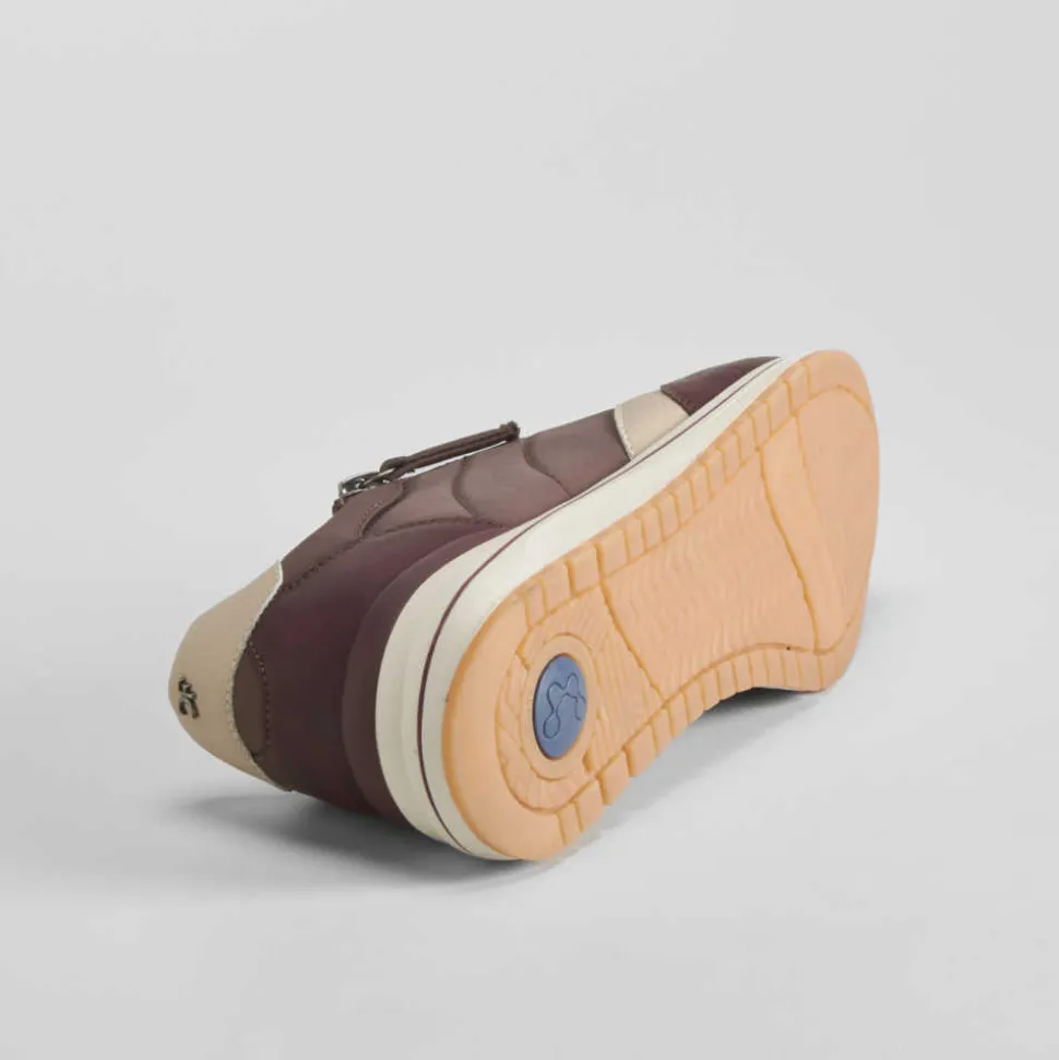 Sneaker cremallera burdeos COMFEET
